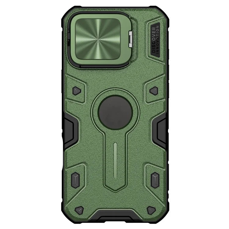 NILLKIN Camshield Armor Prop Case for iPhone 16 Pro Max Camera Lid PC+TPU Cover Compatible with MagSafe
