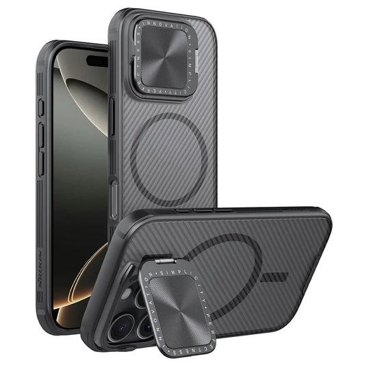 NILLKIN Camshield Prop Series for iPhone 16 Pro Case Compatible with MagSafe TPU+PC Phone Cover with Slider Camera