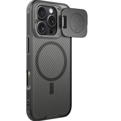 NILLKIN Camshield Prop Series for iPhone 16 Pro Case Compatible with MagSafe TPU+PC Phone Cover with Slider Camera