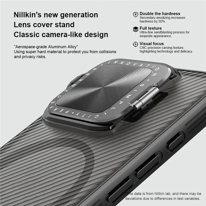 NILLKIN Camshield Prop Series for iPhone 16 Pro Case Compatible with MagSafe TPU+PC Phone Cover with Slider Camera