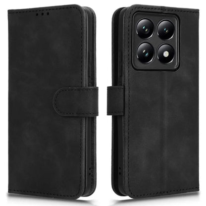 For Xiaomi 14T Pro Leather Case Skin-Feel Anti-Drop Wallet Flip Phone Cover