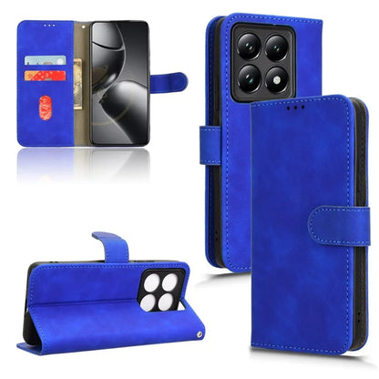 For Xiaomi 14T Pro Leather Case Skin-Feel Anti-Drop Wallet Flip Phone Cover