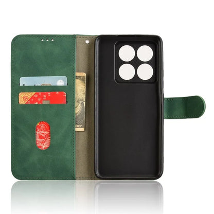 For Xiaomi 14T Pro Leather Case Skin-Feel Anti-Drop Wallet Flip Phone Cover