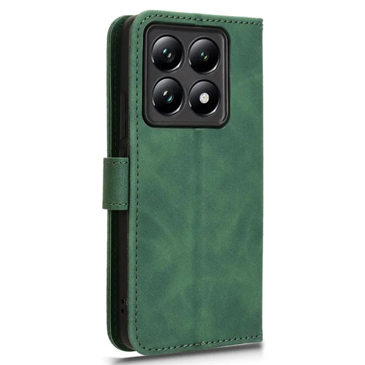 For Xiaomi 14T Pro Leather Case Skin-Feel Anti-Drop Wallet Flip Phone Cover