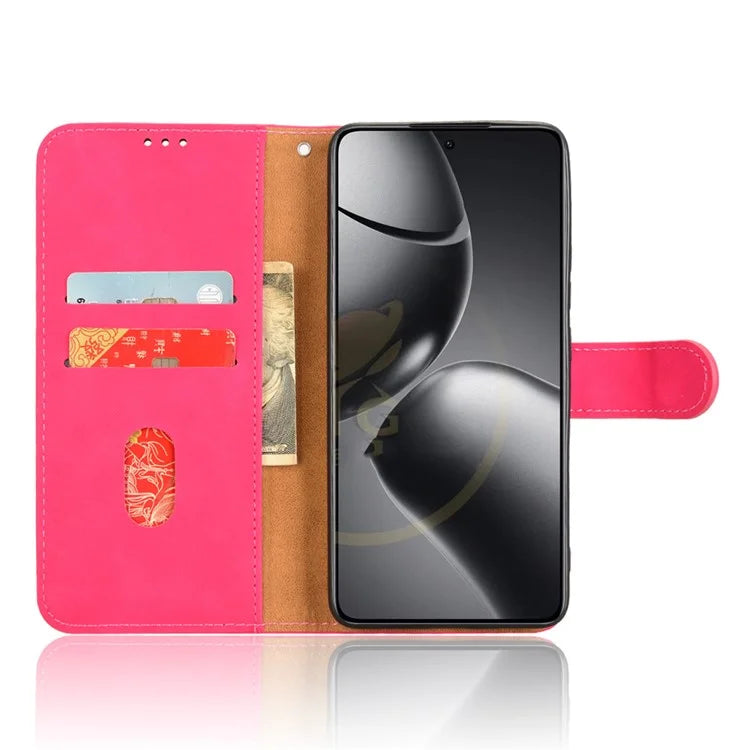 For Xiaomi 14T Pro Leather Case Skin-Feel Anti-Drop Wallet Flip Phone Cover