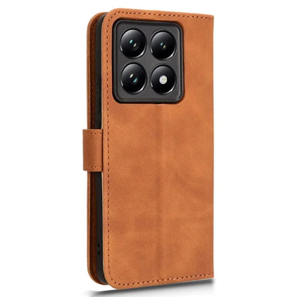 For Xiaomi 14T Pro Leather Case Skin-Feel Anti-Drop Wallet Flip Phone Cover