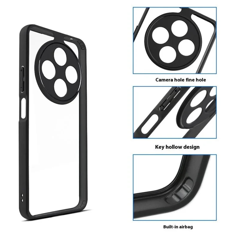 For Xiaomi Redmi 14C 4G Case Shockproof PC+TPU Clear Back Phone Cover