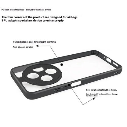For Xiaomi Redmi 14C 4G Case Shockproof PC+TPU Clear Back Phone Cover