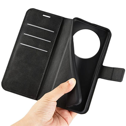 For Xiaomi Redmi 14C 4G Stand Case Anti-Scratch Calf Texture Leather Phone Cover