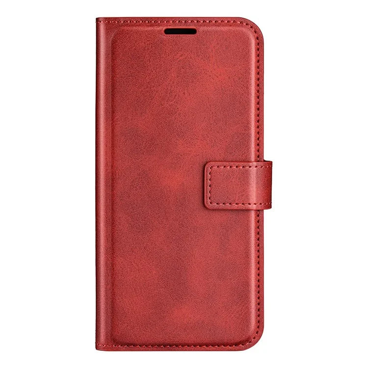 For Xiaomi Redmi 14C 4G Stand Case Anti-Scratch Calf Texture Leather Phone Cover