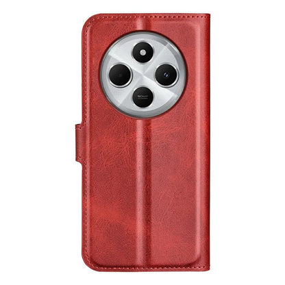 For Xiaomi Redmi 14C 4G Stand Case Anti-Scratch Calf Texture Leather Phone Cover