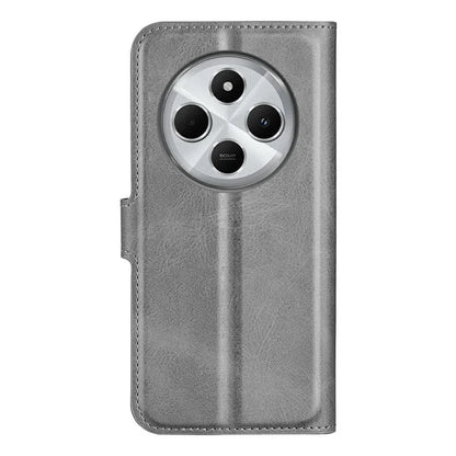 For Xiaomi Redmi 14C 4G Stand Case Anti-Scratch Calf Texture Leather Phone Cover