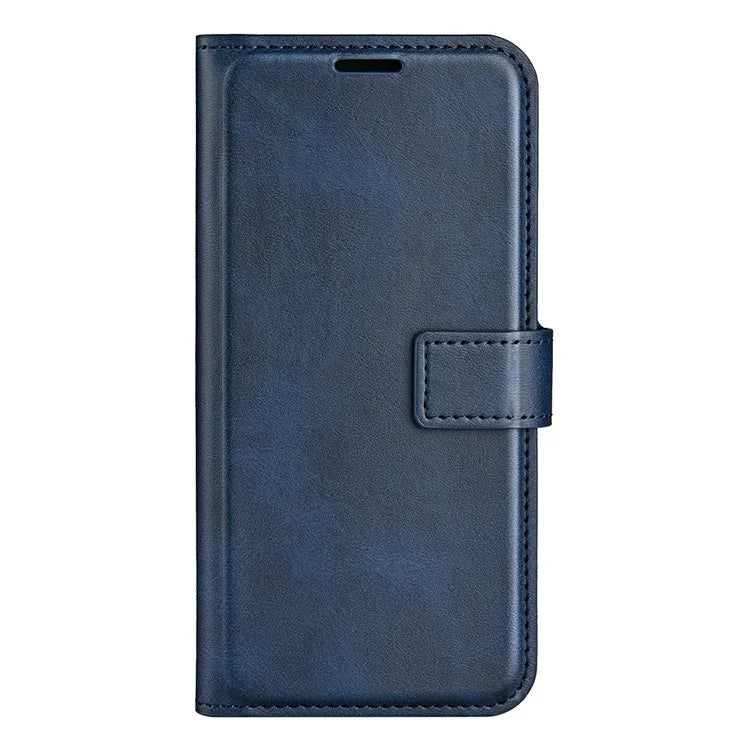 For Xiaomi Redmi 14C 4G Stand Case Anti-Scratch Calf Texture Leather Phone Cover