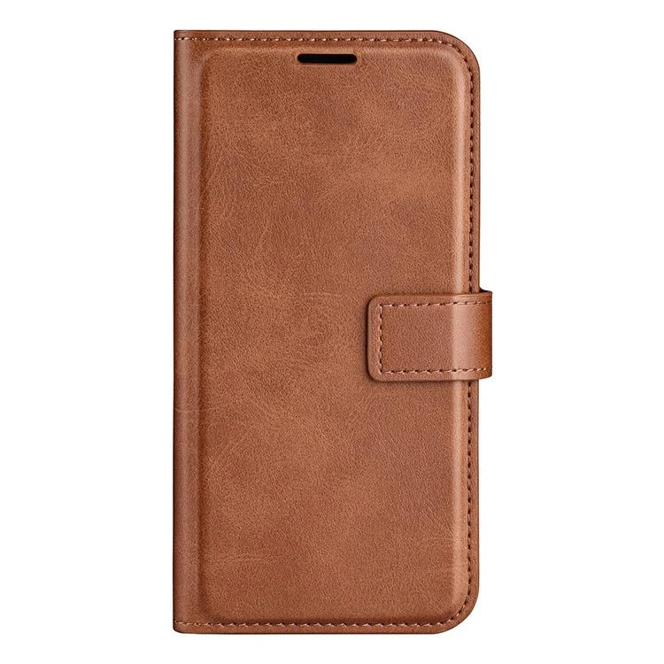 For Xiaomi Redmi 14C 4G Stand Case Anti-Scratch Calf Texture Leather Phone Cover