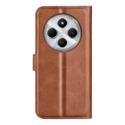 For Xiaomi Redmi 14C 4G Stand Case Anti-Scratch Calf Texture Leather Phone Cover