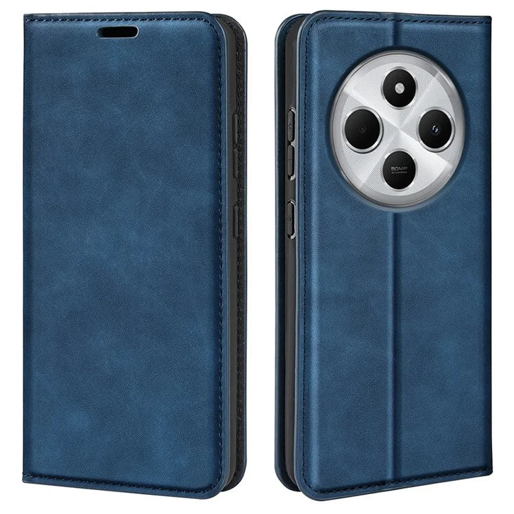 For Xiaomi Redmi 14C 4G Case Skin-Touch Leather Wallet Phone Cover