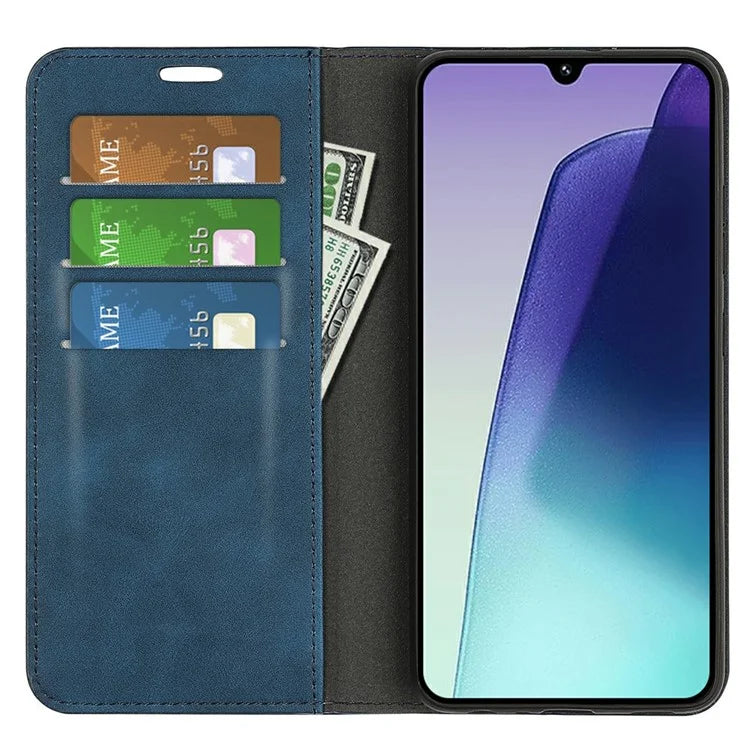 For Xiaomi Redmi 14C 4G Case Skin-Touch Leather Wallet Phone Cover