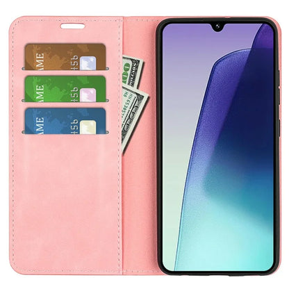 For Xiaomi Redmi 14C 4G Case Skin-Touch Leather Wallet Phone Cover