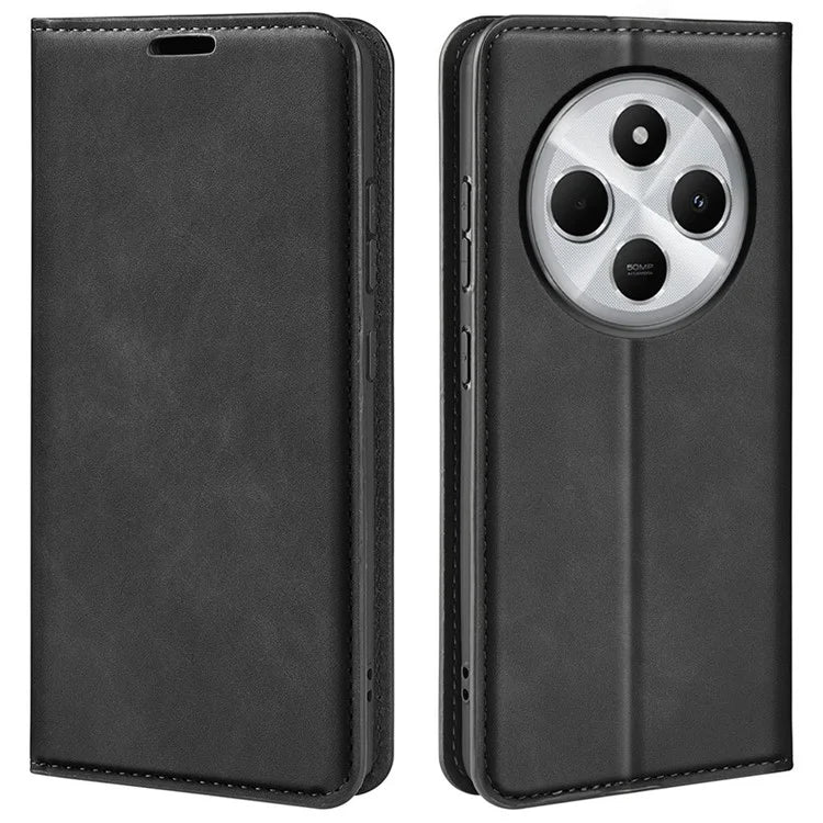 For Xiaomi Redmi 14C 4G Case Skin-Touch Leather Wallet Phone Cover