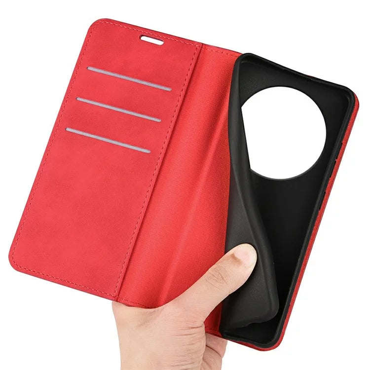 For Xiaomi Redmi 14C 4G Case Skin-Touch Leather Wallet Phone Cover