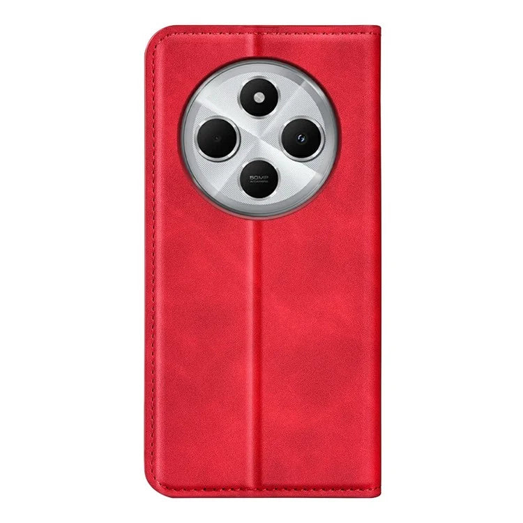 For Xiaomi Redmi 14C 4G Case Skin-Touch Leather Wallet Phone Cover