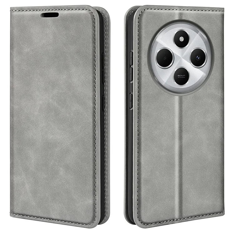 For Xiaomi Redmi 14C 4G Case Skin-Touch Leather Wallet Phone Cover