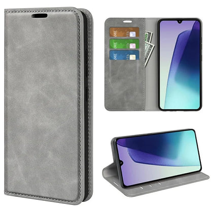 For Xiaomi Redmi 14C 4G Case Skin-Touch Leather Wallet Phone Cover