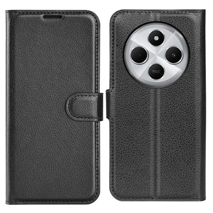 For Xiaomi Redmi 14C 4G Case Litchi Texture Shockproof Leather Wallet Phone Cover