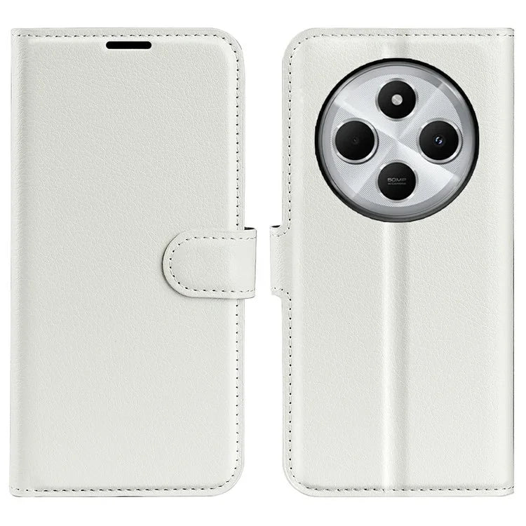 For Xiaomi Redmi 14C 4G Case Litchi Texture Shockproof Leather Wallet Phone Cover