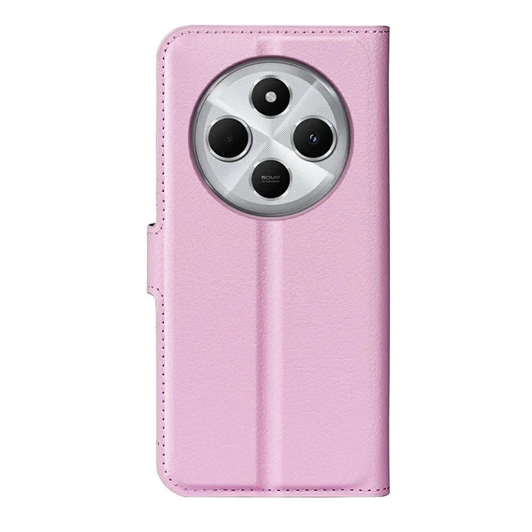 For Xiaomi Redmi 14C 4G Case Litchi Texture Shockproof Leather Wallet Phone Cover
