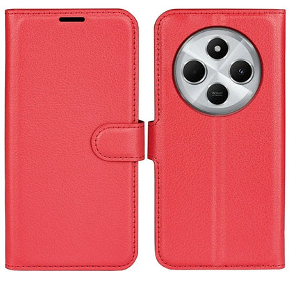 For Xiaomi Redmi 14C 4G Case Litchi Texture Shockproof Leather Wallet Phone Cover