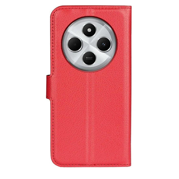 For Xiaomi Redmi 14C 4G Case Litchi Texture Shockproof Leather Wallet Phone Cover