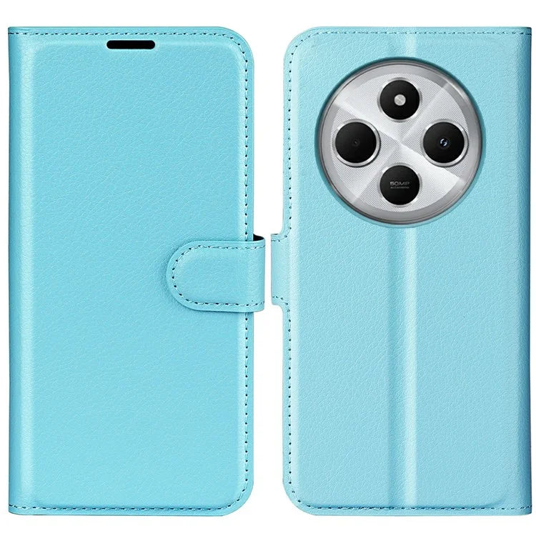 For Xiaomi Redmi 14C 4G Case Litchi Texture Shockproof Leather Wallet Phone Cover