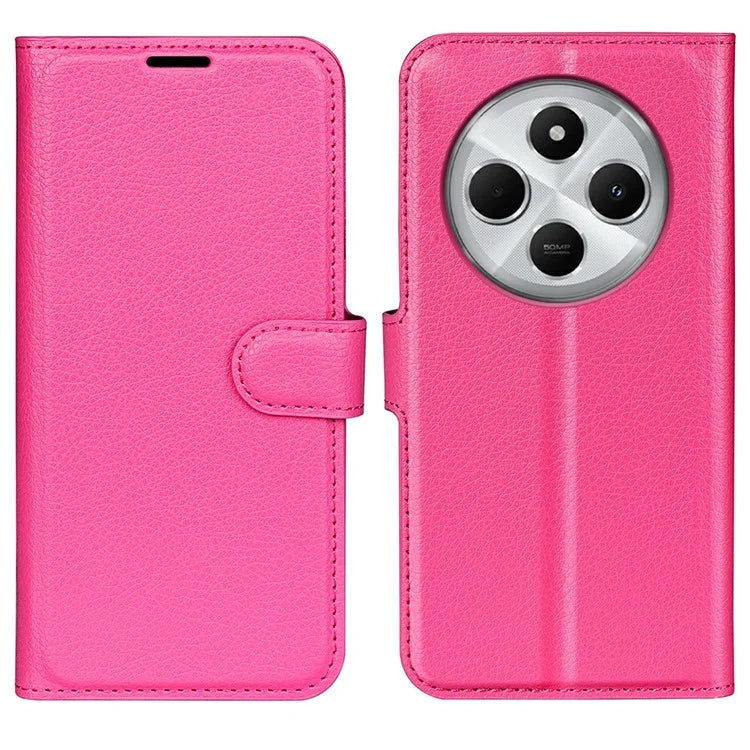 For Xiaomi Redmi 14C 4G Case Litchi Texture Shockproof Leather Wallet Phone Cover