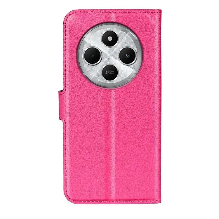 For Xiaomi Redmi 14C 4G Case Litchi Texture Shockproof Leather Wallet Phone Cover