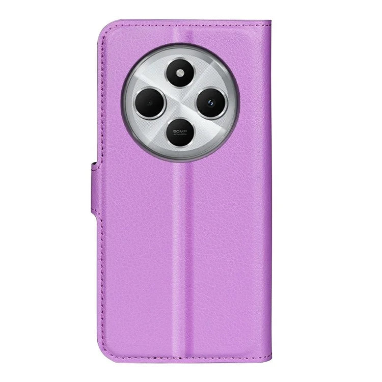 For Xiaomi Redmi 14C 4G Case Litchi Texture Shockproof Leather Wallet Phone Cover