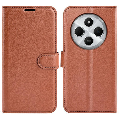 For Xiaomi Redmi 14C 4G Case Litchi Texture Shockproof Leather Wallet Phone Cover