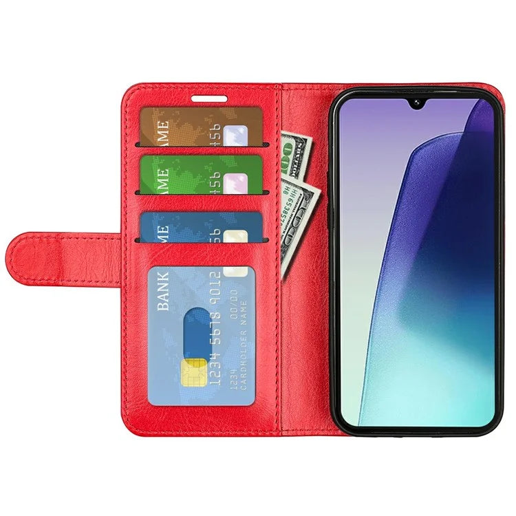 For Xiaomi Redmi 14C 4G Wallet Case Crazy Horse Texture Stand Leather Phone Cover
