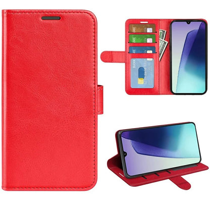 For Xiaomi Redmi 14C 4G Wallet Case Crazy Horse Texture Stand Leather Phone Cover