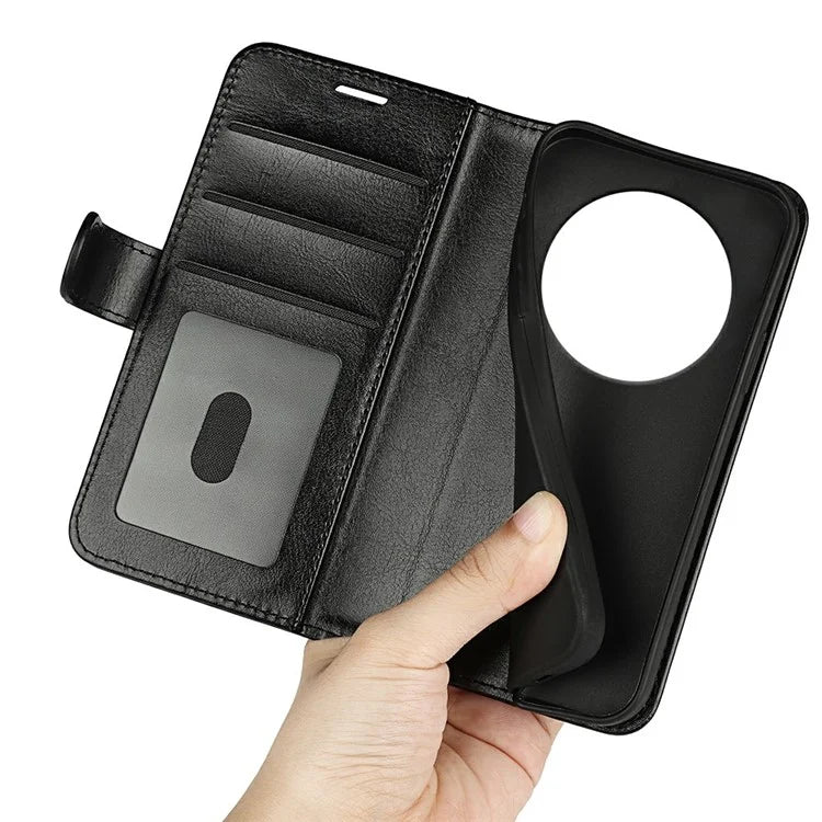 For Xiaomi Redmi 14C 4G Wallet Case Crazy Horse Texture Stand Leather Phone Cover