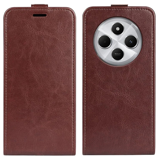 For Xiaomi Redmi 14C 4G Case with Card Slots Vertical Flip Leather Phone Cover