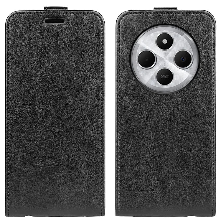 For Xiaomi Redmi 14C 4G Case with Card Slots Vertical Flip Leather Phone Cover