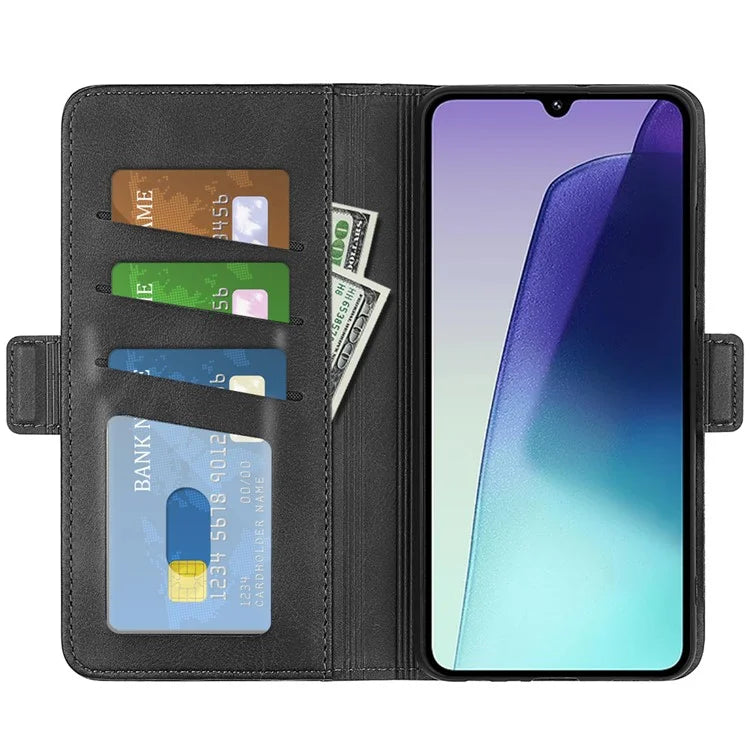 For Xiaomi Redmi 14C 4G Stand Case Calf Texture Leather Wallet Phone Cover