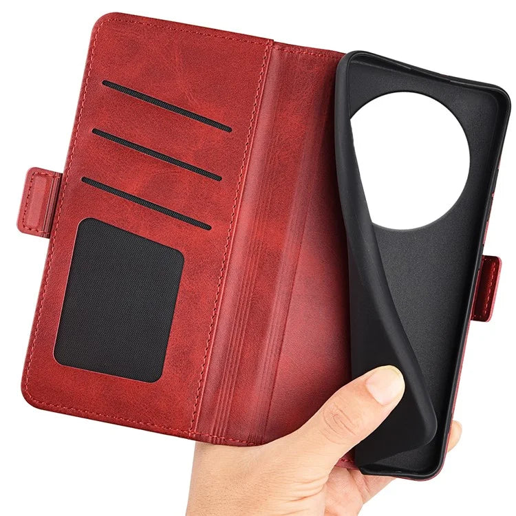 For Xiaomi Redmi 14C 4G Stand Case Calf Texture Leather Wallet Phone Cover