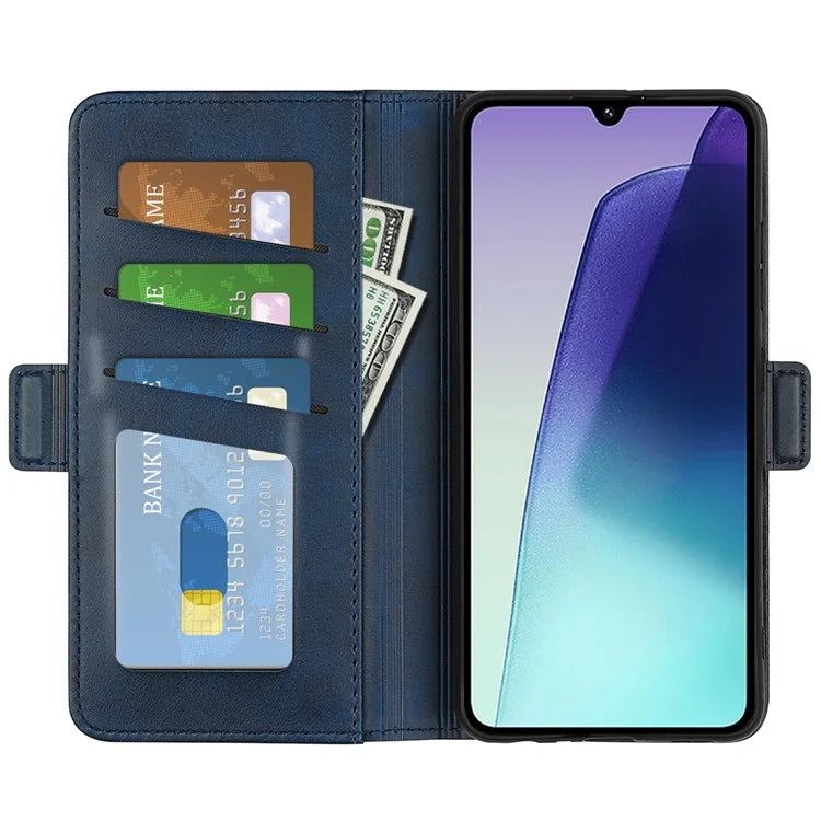 For Xiaomi Redmi 14C 4G Stand Case Calf Texture Leather Wallet Phone Cover