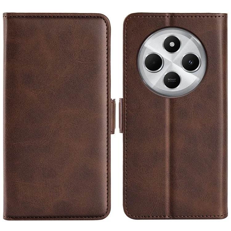 For Xiaomi Redmi 14C 4G Stand Case Calf Texture Leather Wallet Phone Cover