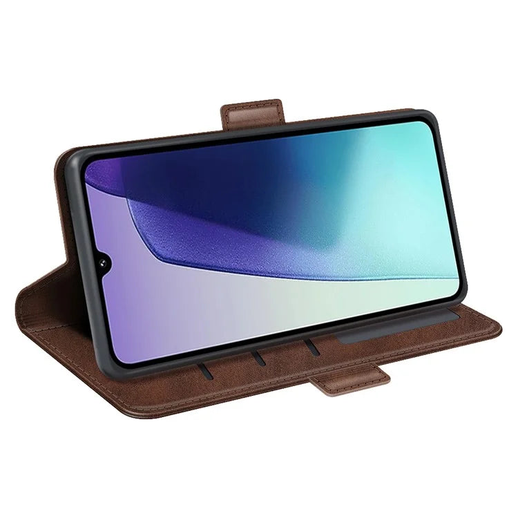 For Xiaomi Redmi 14C 4G Stand Case Calf Texture Leather Wallet Phone Cover