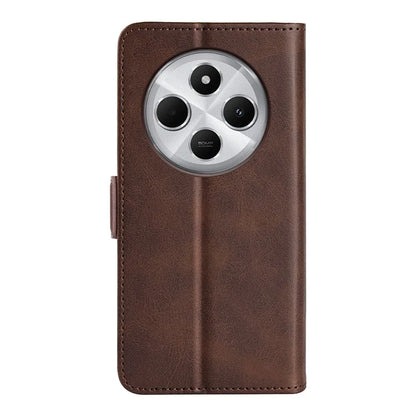 For Xiaomi Redmi 14C 4G Stand Case Calf Texture Leather Wallet Phone Cover