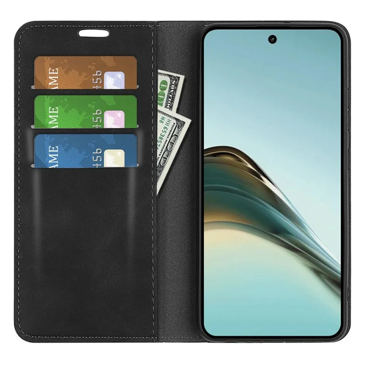 For Realme 13 Pro 5G Case Skin-Touch Leather Wallet Phone Cover