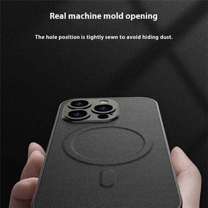 GKK For iPhone 16 Pro Max Case Compatible with MagSafe Skin-Touch Shockproof PU+PC Phone Cover
